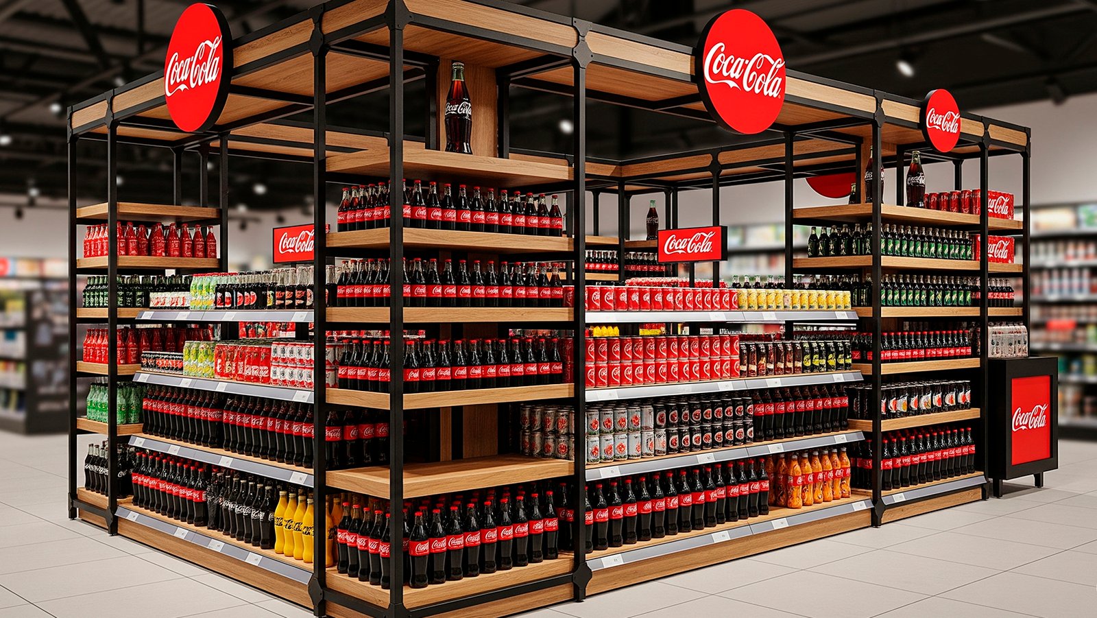 Display Ilha Coca-Cola