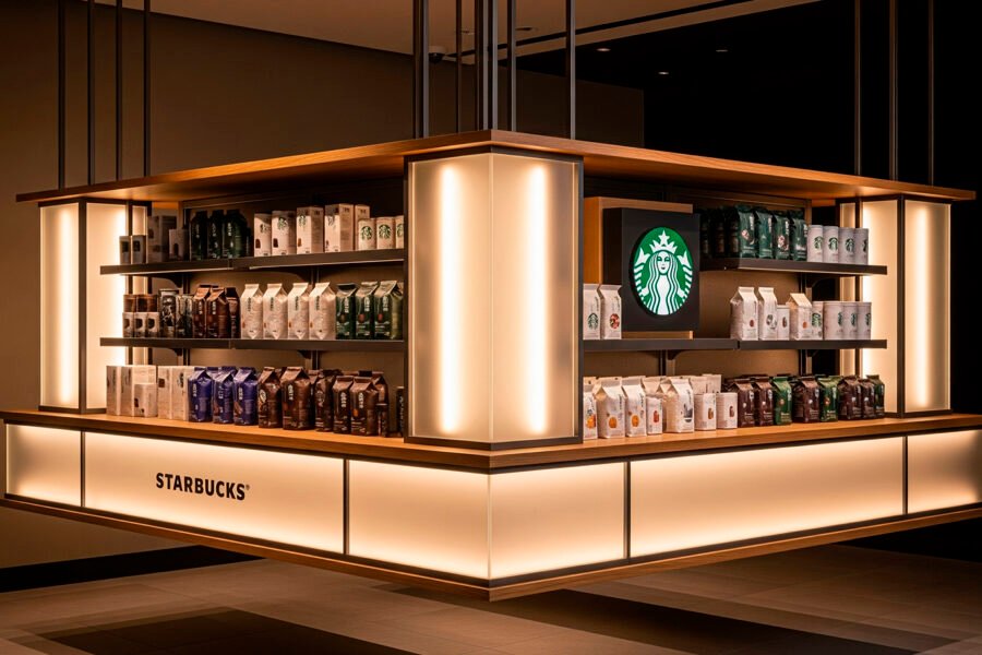 Display Suspenso Starbucks