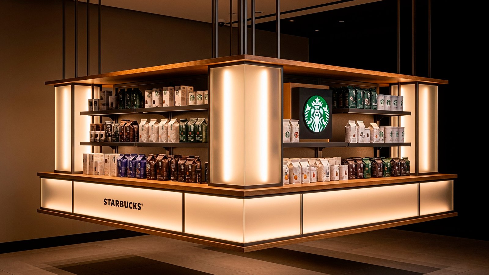 Display Suspenso Starbucks