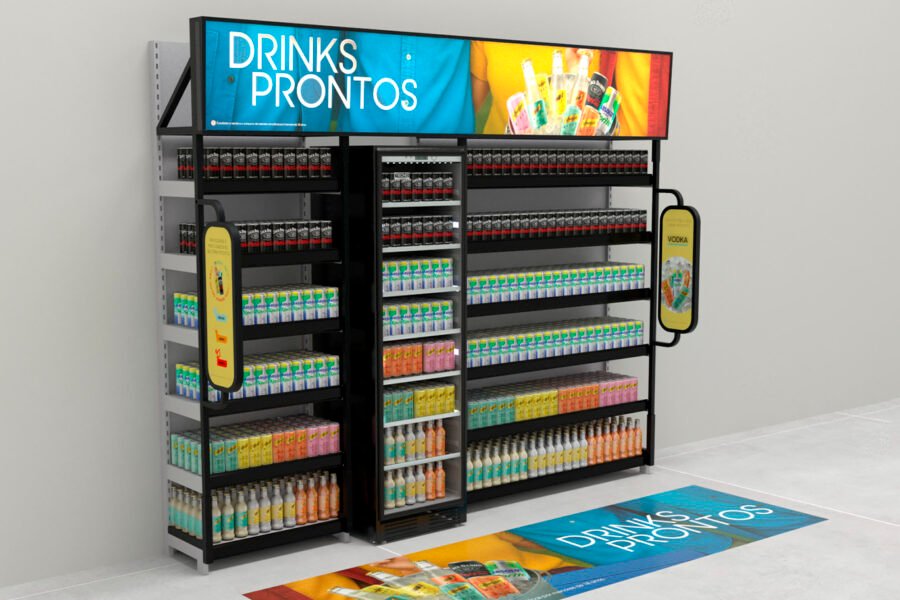 Display Gôndola Taylor Made | Drinks Prontos