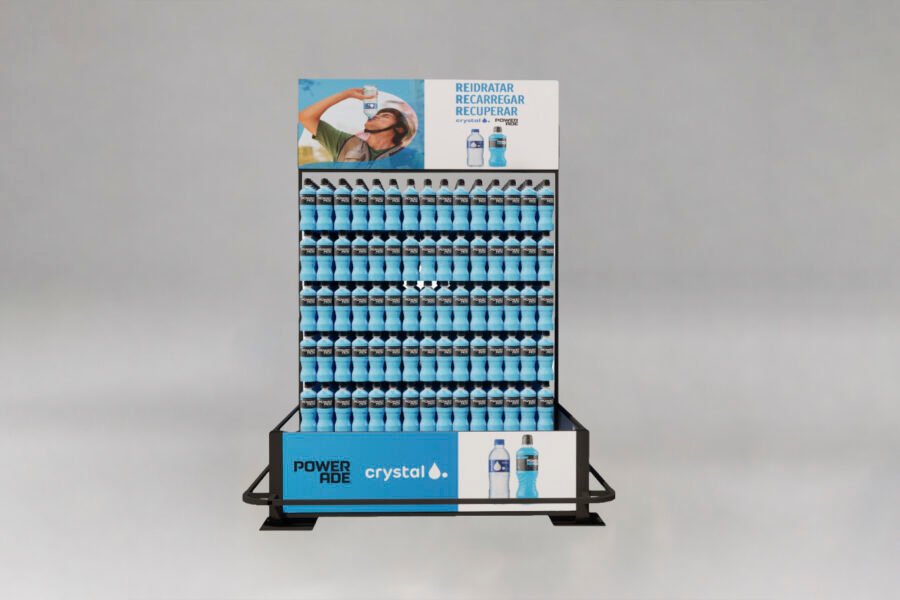 Display de Ilha | Powerade + Crystal